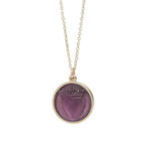 Crowned Heart Raised Intaglio Pendant