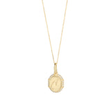 Pavé Initial Pendant