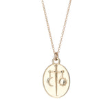 Solid Gold Zodiac Pendants
