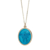 Luna Moth Raised Intaglio Pendant
