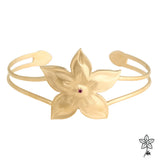 14k Vermeil Fleur Cuff