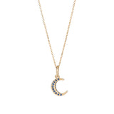 Pavé Crescent Moon