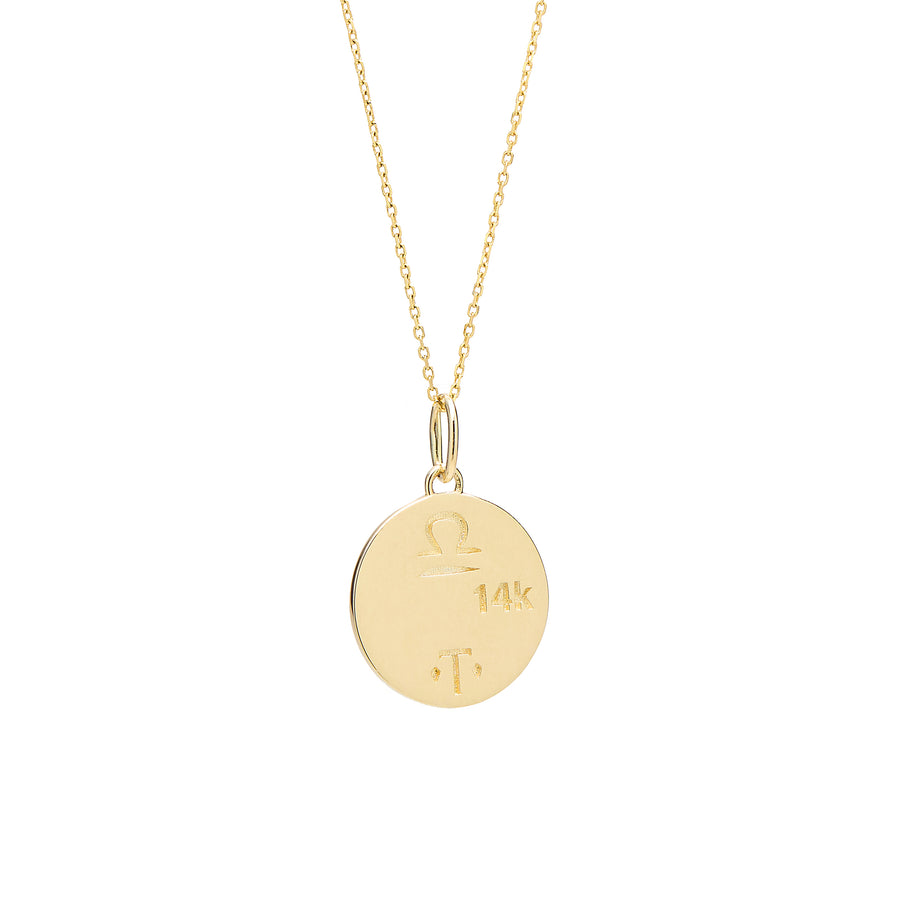 14k Solid Gold Mini Zodiac Pendants