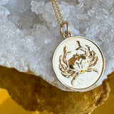 Gold Zodiac Medallions
