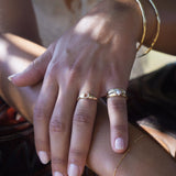 14k Mini Horseshoe Signet Ring