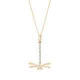 Flirting Dragonfly Pendant