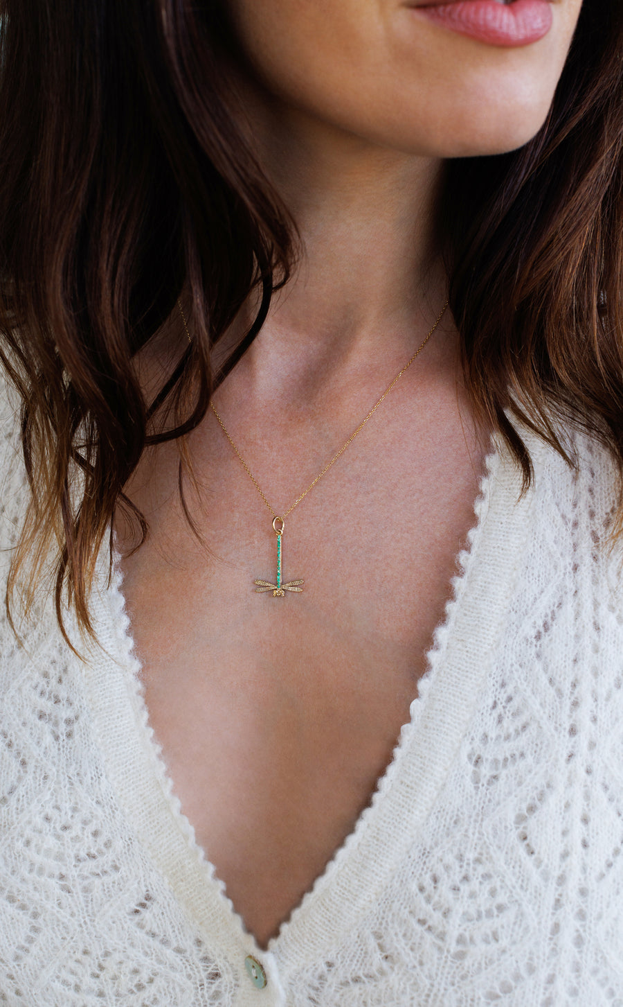 FLIRTING DRAGONFLY PENDANT