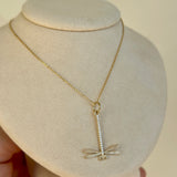 Flirting Dragonfly Pendant