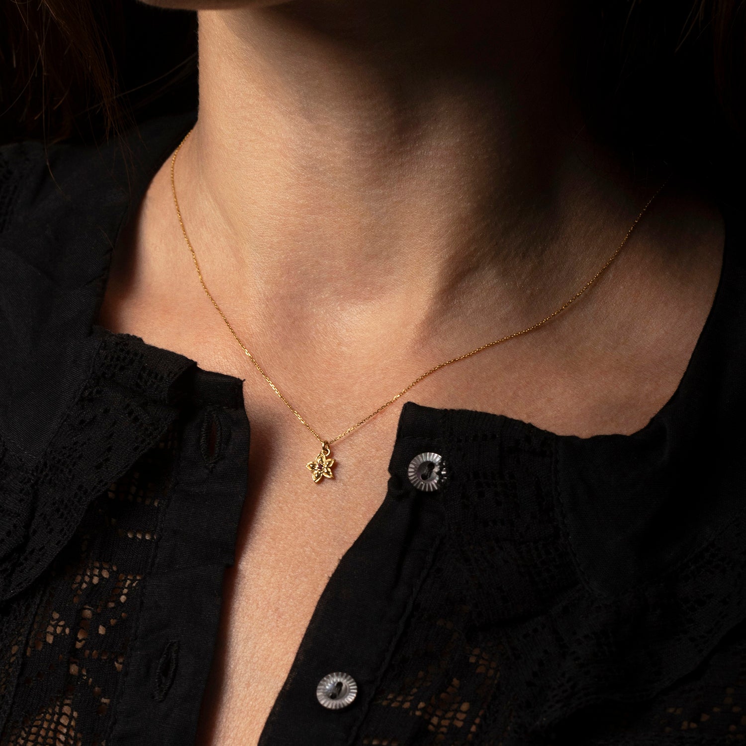 Itty Bitty Fleur Pendant
