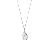 Silver Initial Pendant
