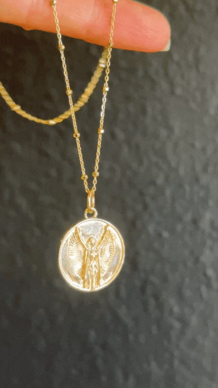 GOLD ZODIAC MEDALLIONS
