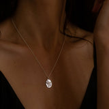 Dusk To Dawn Luna Moth Pendant