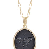 Luna Moth Raised Intaglio Pendant