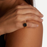 Moon & Stars Intaglio Signet Ring