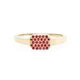 Margaux Ruby Pavé Ring