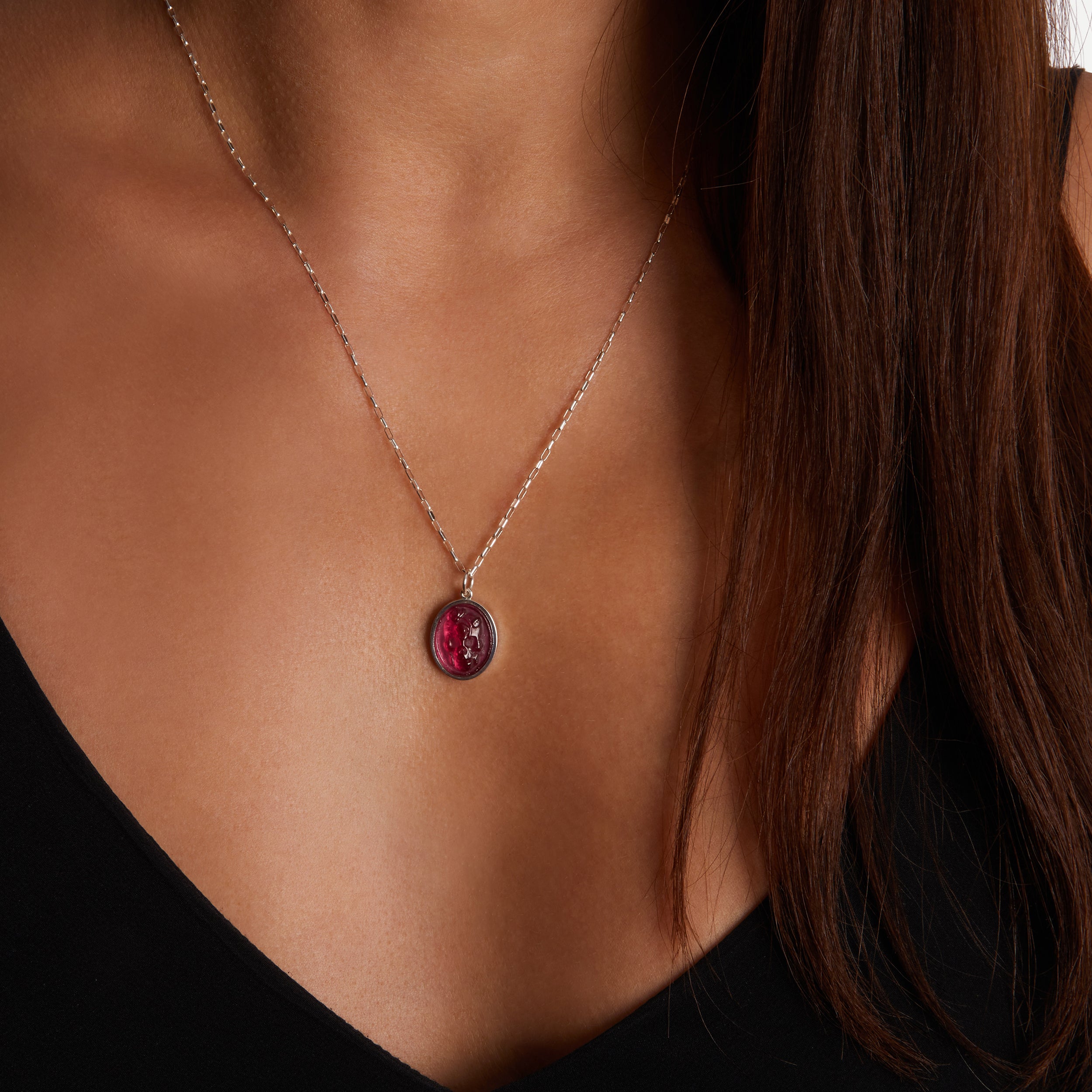 Eternal Skull Raised Intaglio Pendant