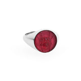 Spider Raised Intaglio Signet Ring