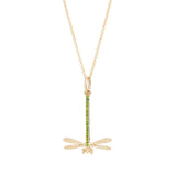 Flirting Dragonfly Pendant